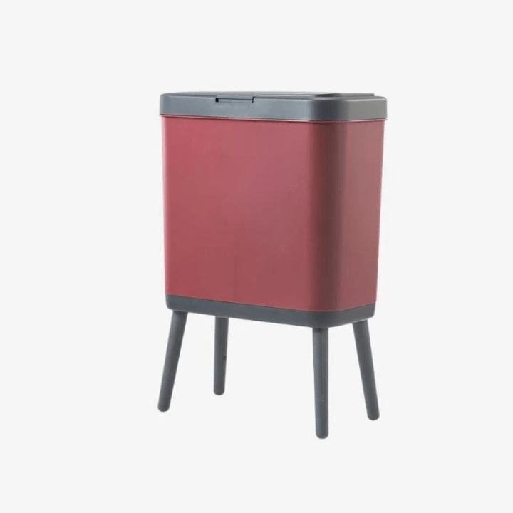 Poubelle à pieds Alta | Poubellisima Rouge / 15L