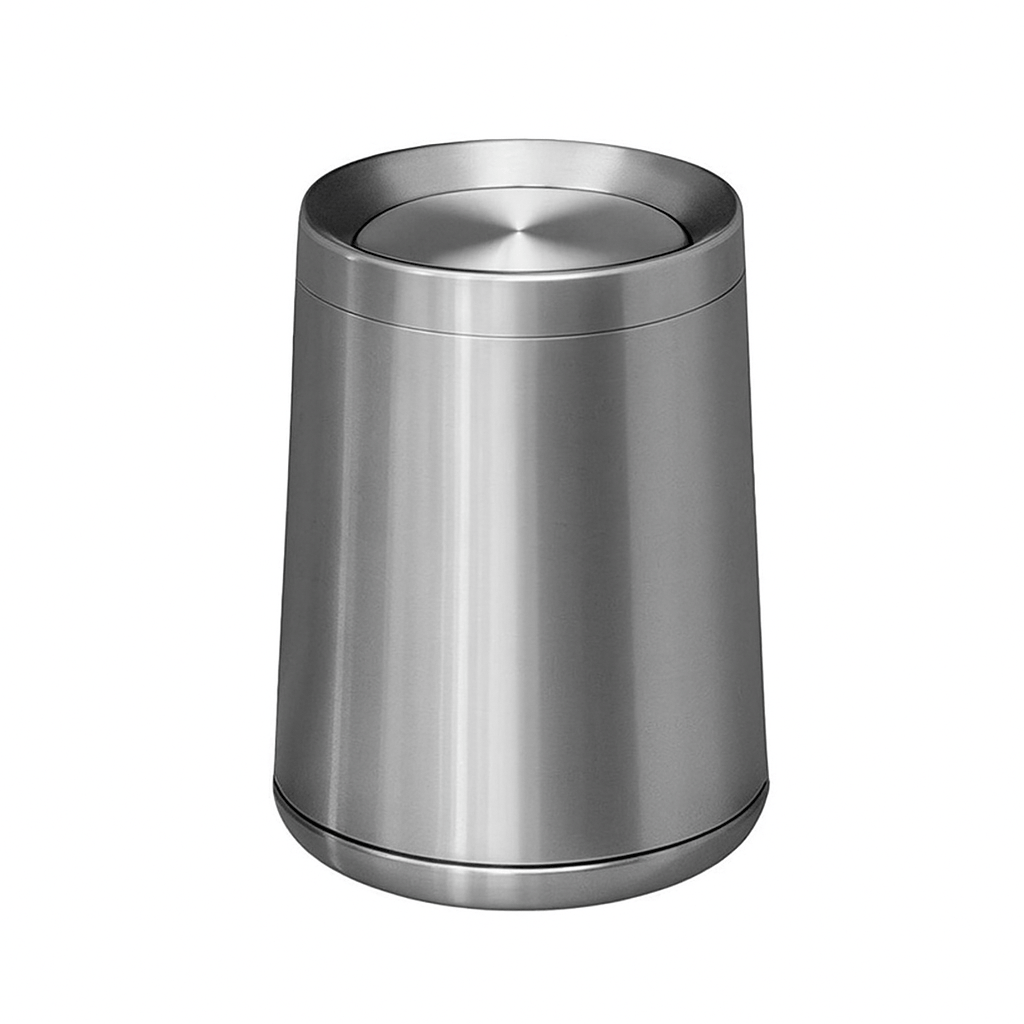 Poubelle acier inoxydable 10L Vilma | Poubellissima Argent / 10L