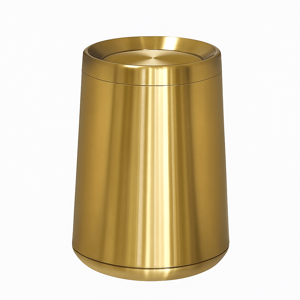 Poubelle acier inoxydable 10L Vilma | Poubellissima Or / 10L