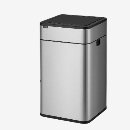 Poubelle automatique 50L Magistrale | Poubellisima Argent / 50L