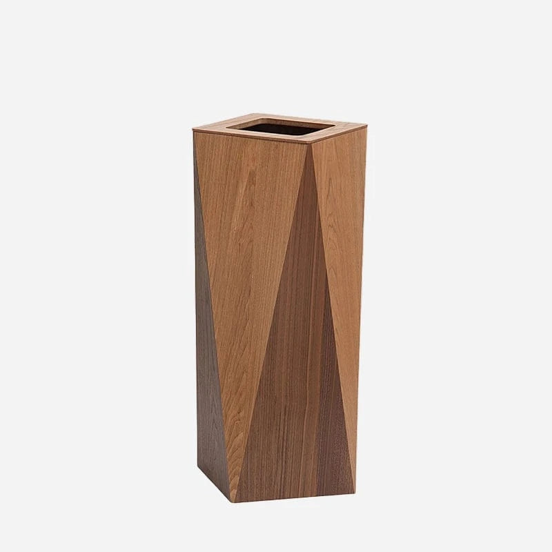 Poubelle bois créative <br> Dina Aperta Bois Medium - 21.5x21.5x60