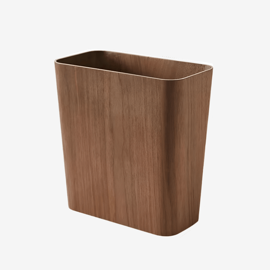 Poubelle bois Giada | Poubellisima Bois foncé / 29.5x30cm