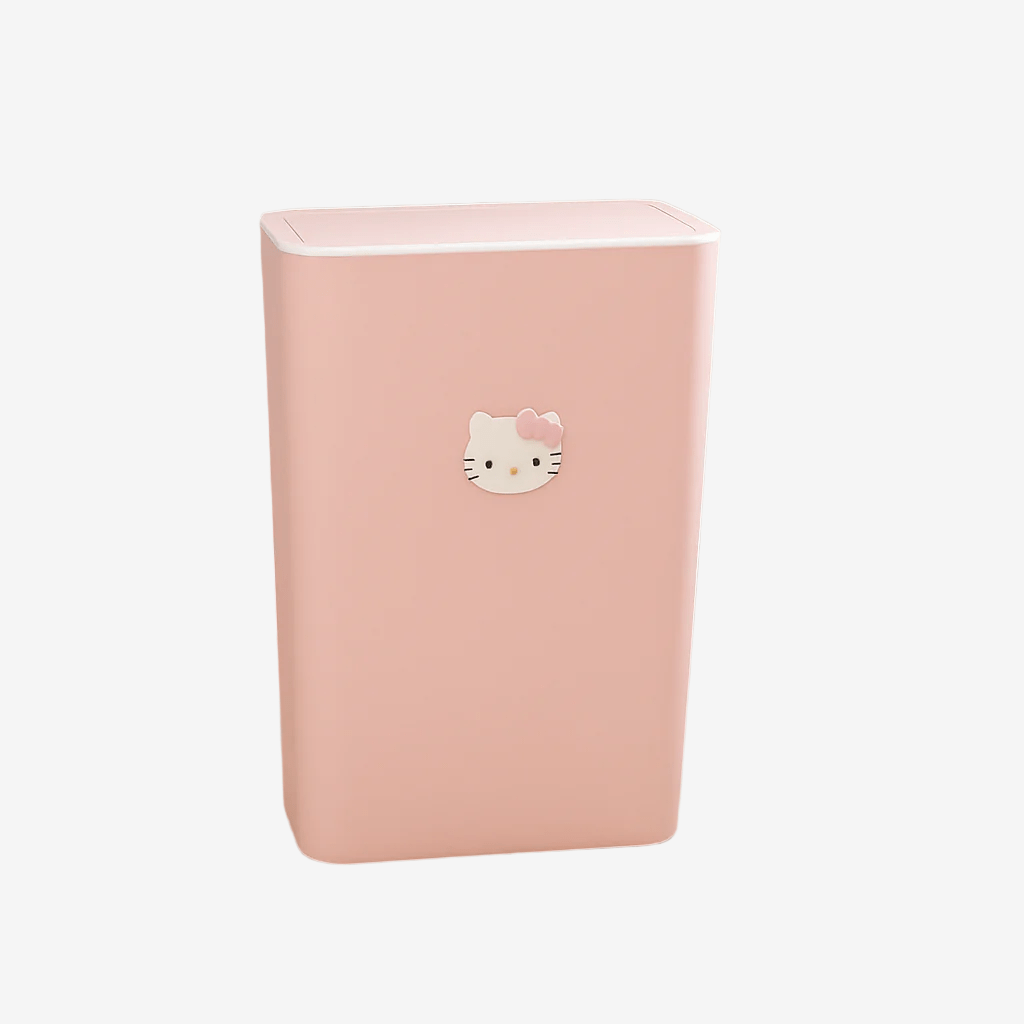 Poubelle bureau enfant Perla | Poubellisima Rose / 21x27.5cm