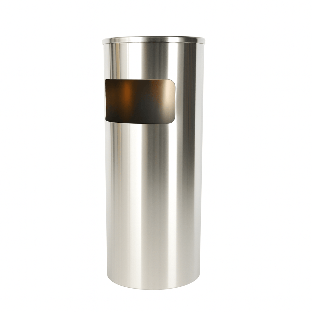 Poubelle cendrier 15L Fuori | Poubellissima Argent / 15L