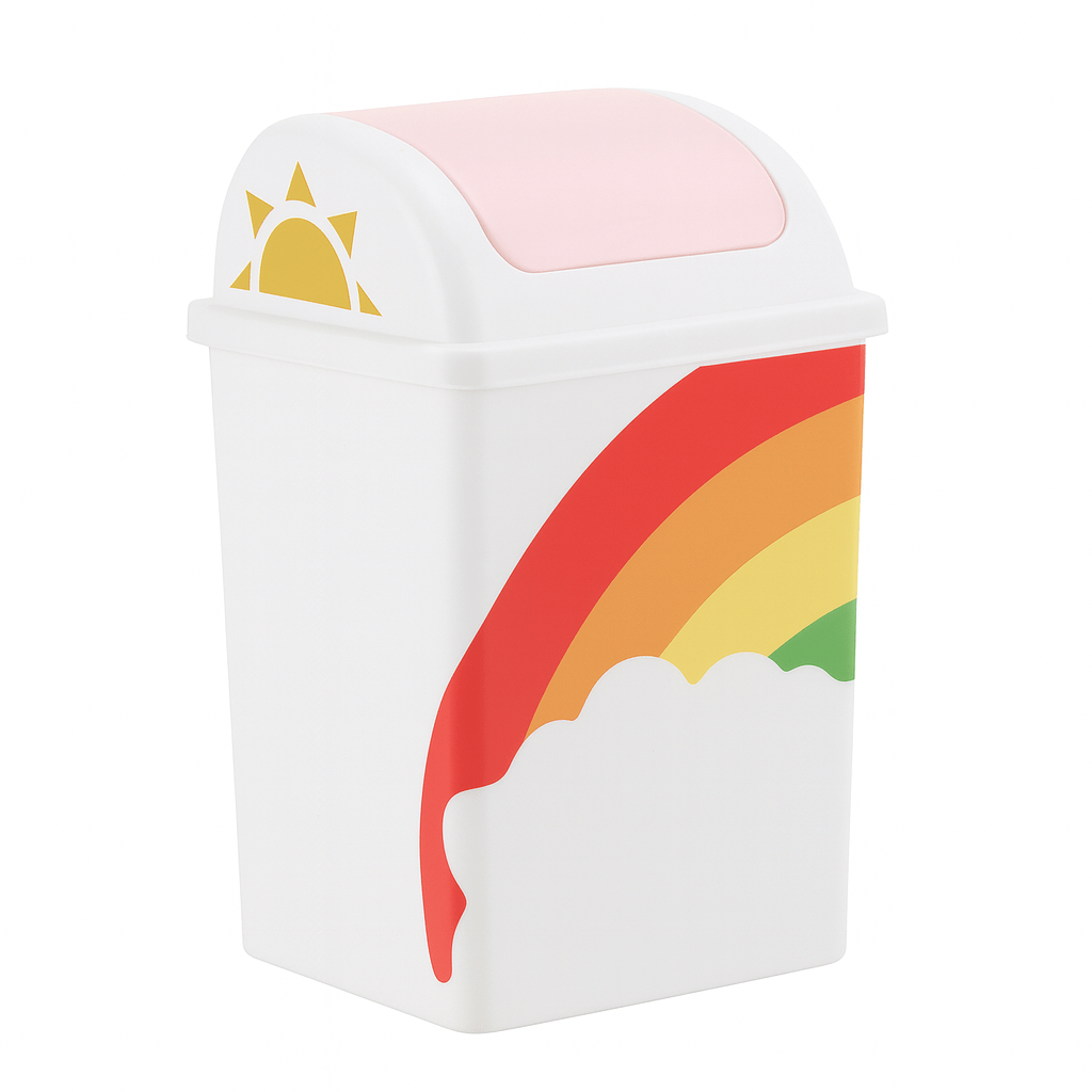 Poubelle chambre enfant Arcobaleno | Poubellissima Arc en ciel