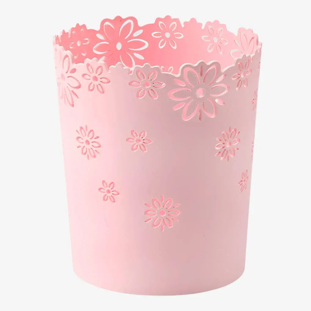 Poubelle chambre fille Rosalia Media | Poubellissima Rose / 22.5x19x15.5cm