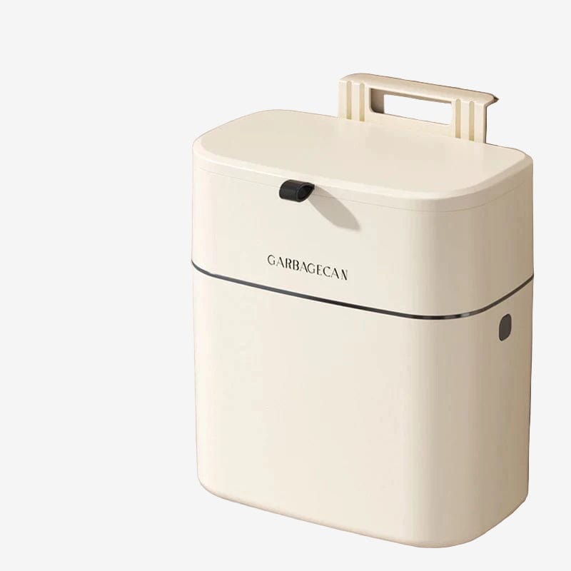 Poubelle cuisine de porte Gabano | Poubellissima Blanc / 25.5x28.3cm