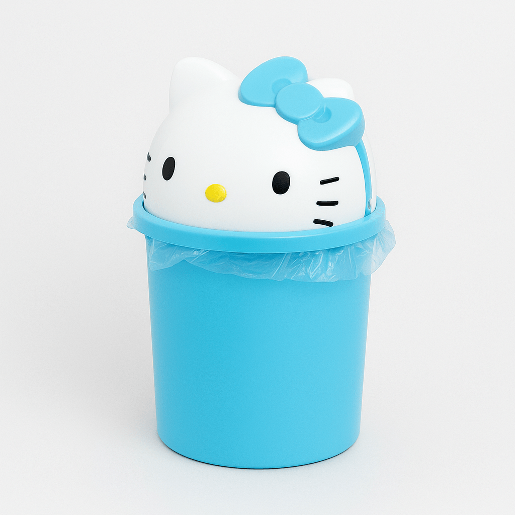 Poubelle de chambre Gatta | Poubellisima Bleu / 8L