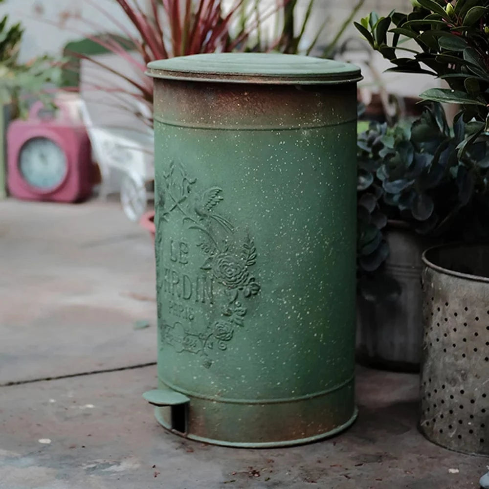 Poubelle de jardin decorative Verde | Poubellisima Vert / 27.5x46cm