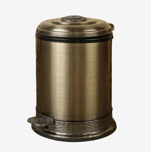Poubelle de luxe Lusso | Poubellisima Bronze / 6L