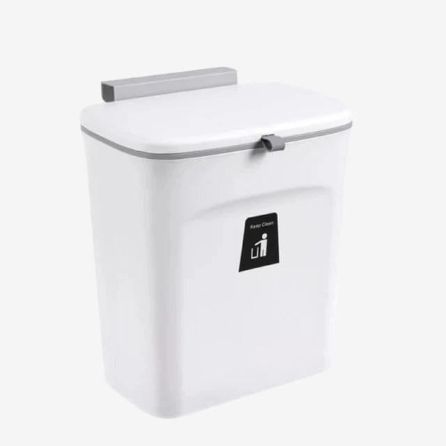 Poubelle de porte cuisine Viola | Poubellissima Blanc / 7L