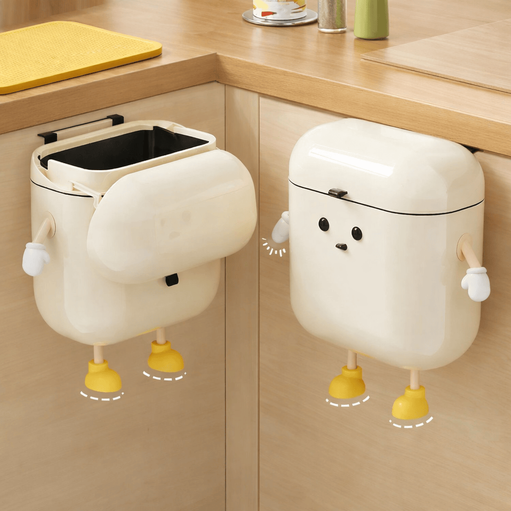 Poubelle de porte Viso | Poubellissima Blanc / 12L