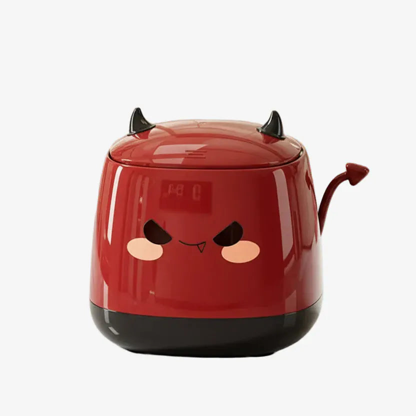 Poubelle de table originale Diavo Rouge