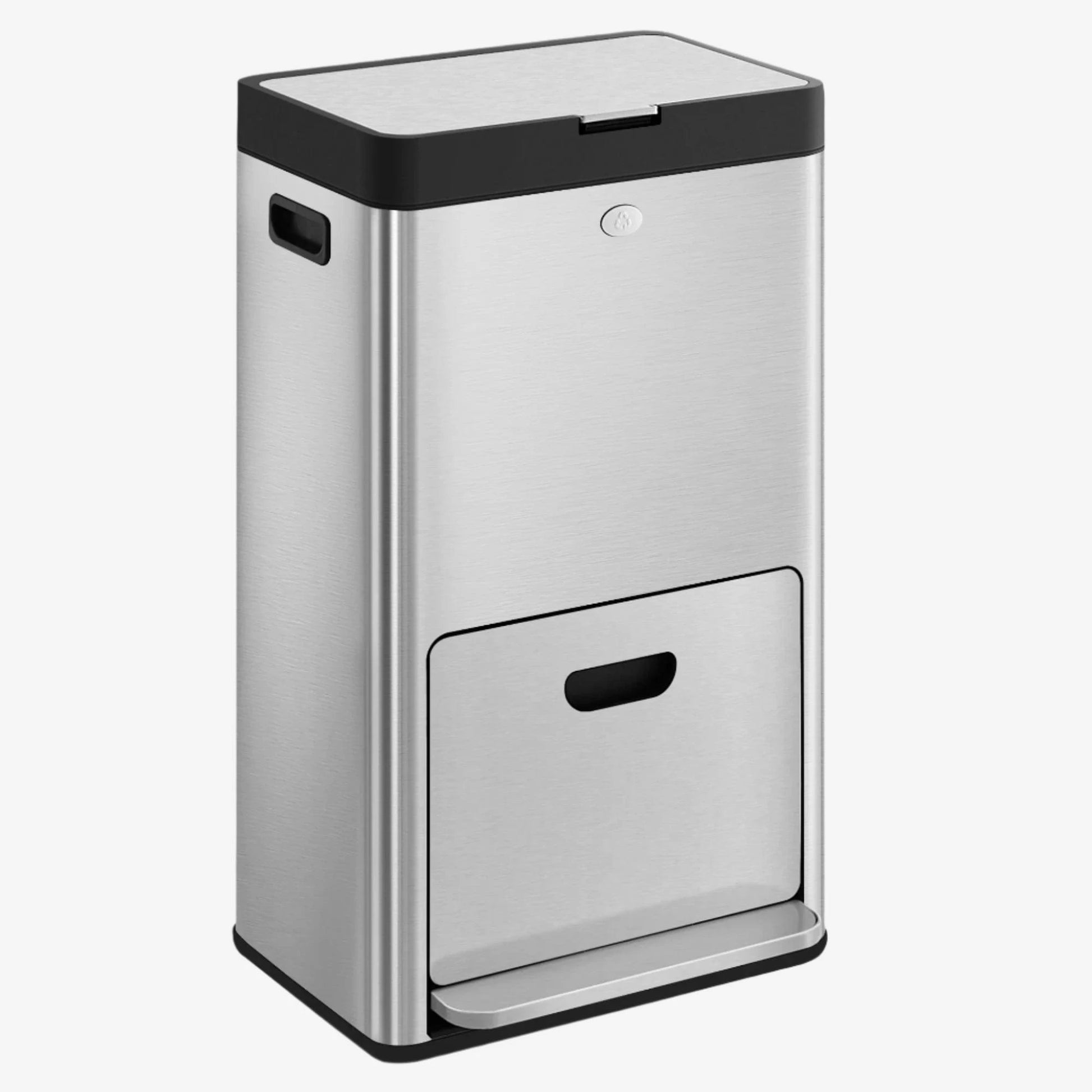Poubelle de tri cuisine Prisca | Poubellisima Argent / 60L