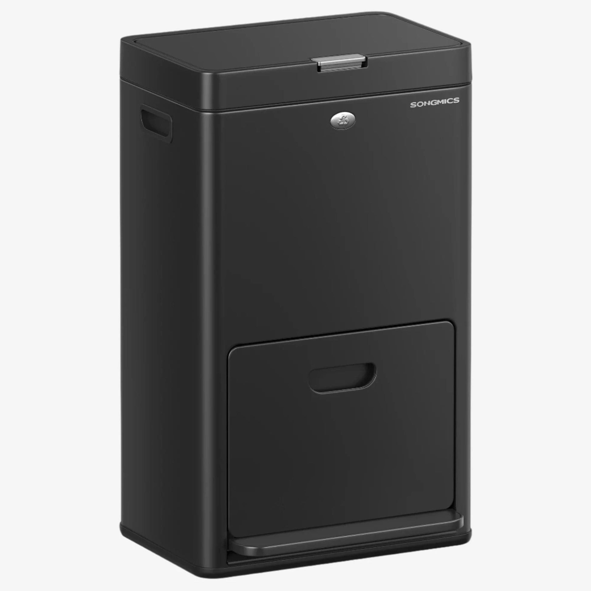 Poubelle de tri cuisine Prisca | Poubellisima Noir / 60L
