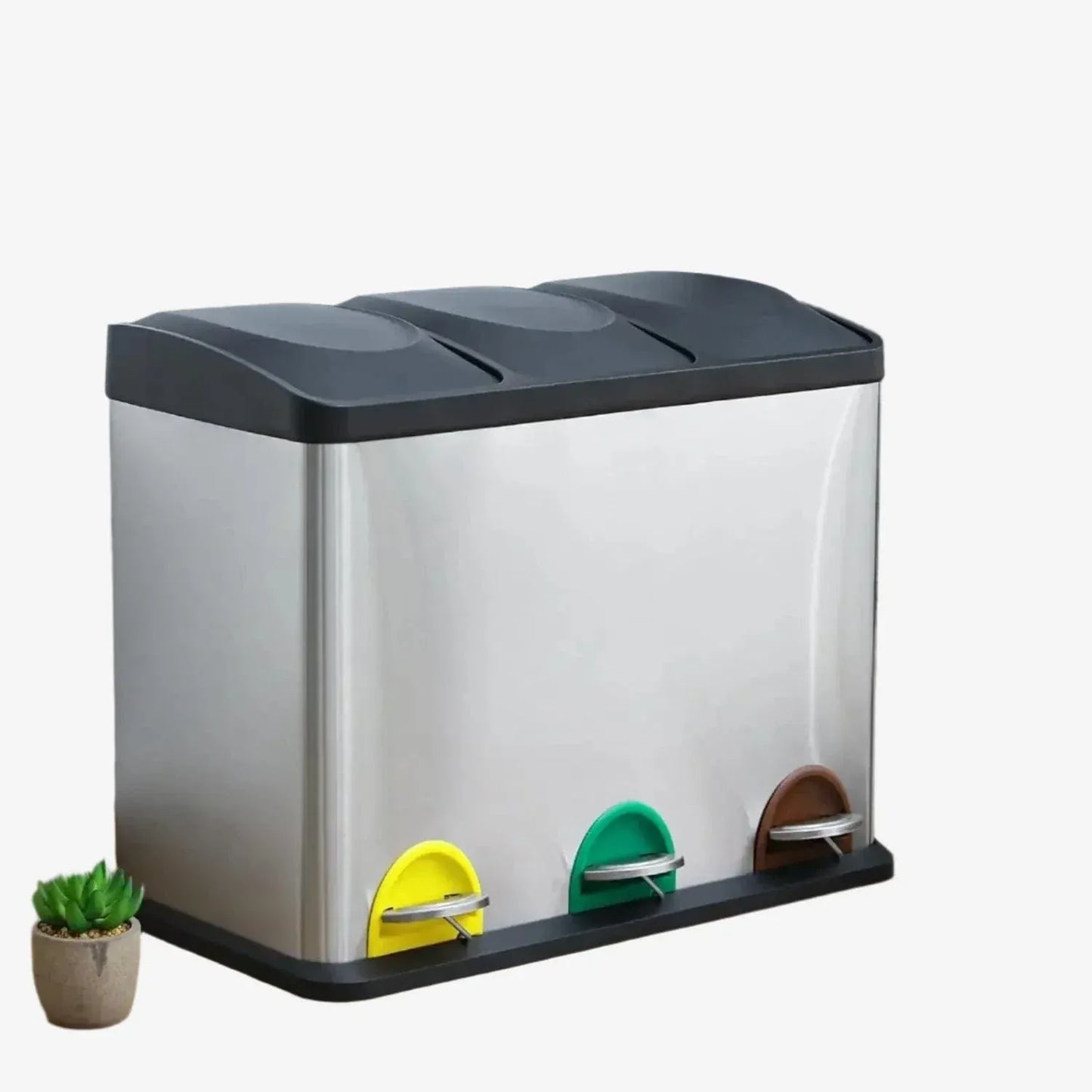 Poubelle de tri Triplo 45L | Poubellissima 3x15L (45L)