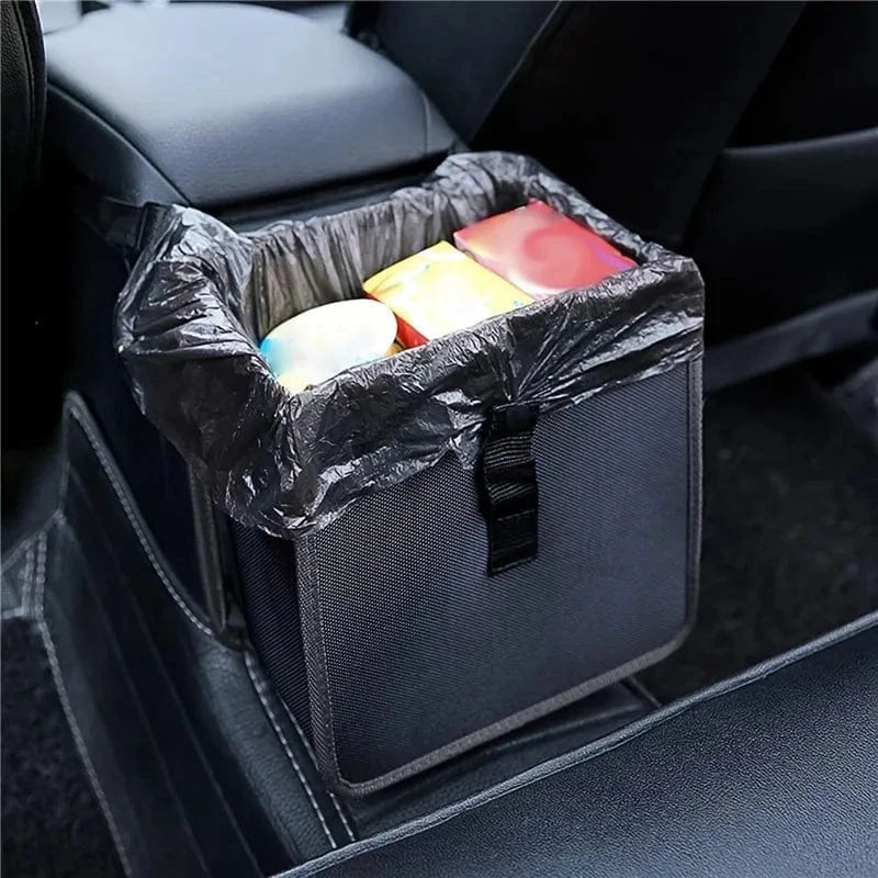 Poubelle de voiture en tissu Sveva | Poubellisima Noir