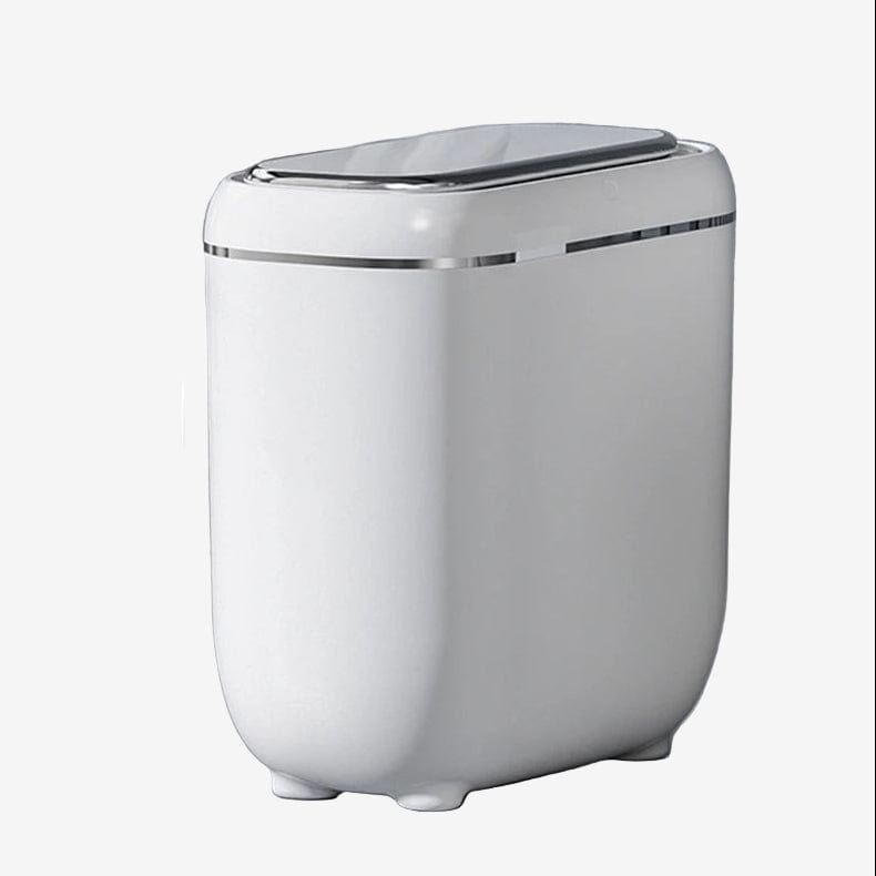 Poubelle détecteur de mouvement Acqua | Poubellissima Blanc / 14L