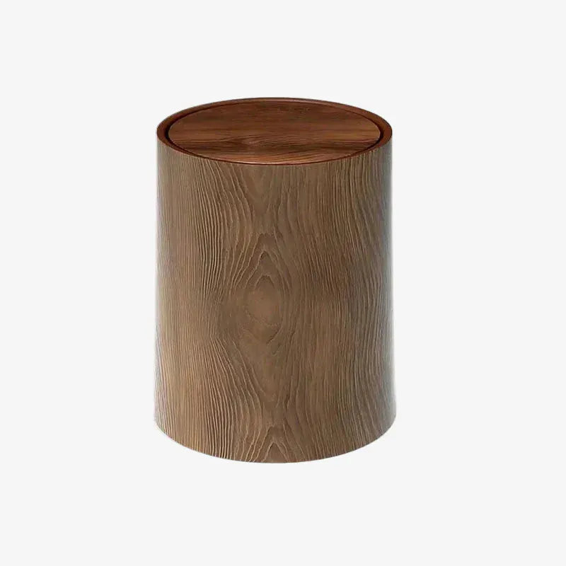 Poubelle effet bois Alba | Poubellissima Marron / 8L