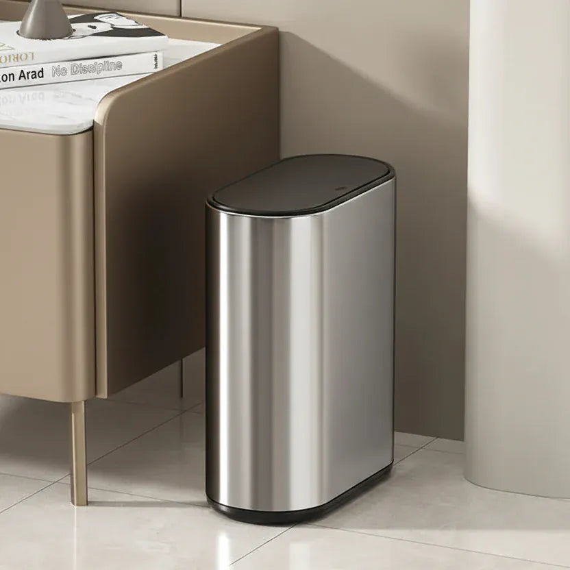 Poubelle en inox 7L <br> Lela Argent / 7L