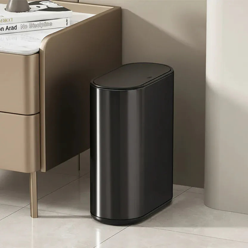 Poubelle en inox 7L <br> Lela Noir / 7L