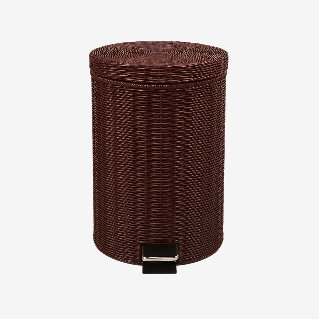 Poubelle en rotin Artigianale | Poubellisima Brin foncé / 5L