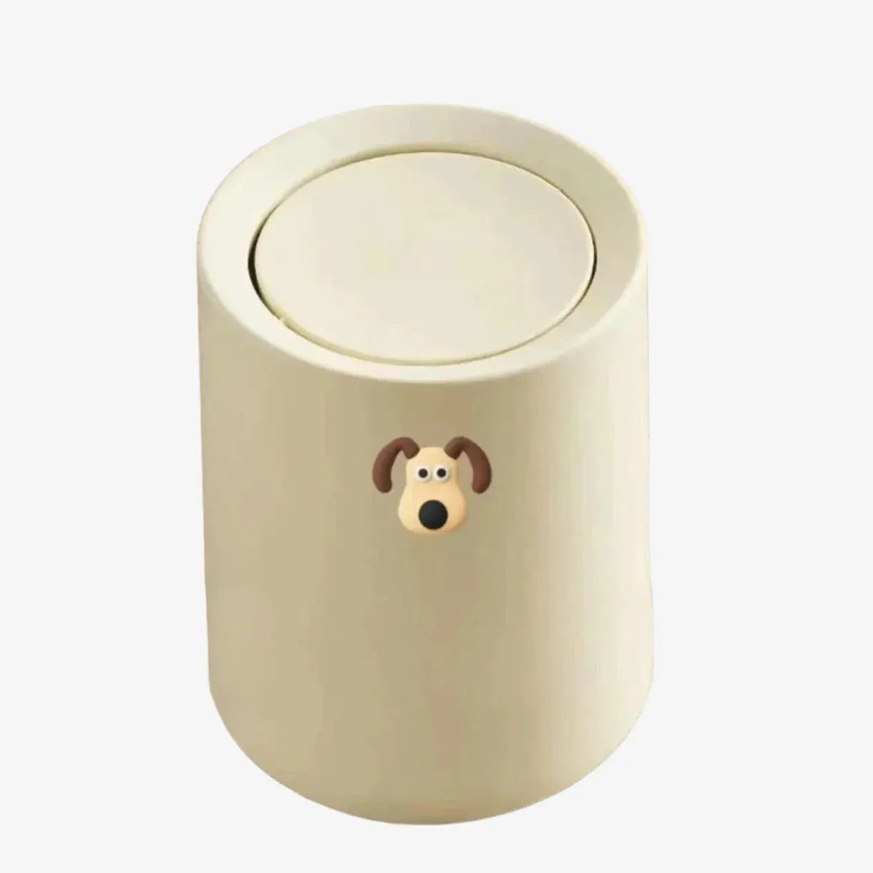 Poubelle enfant avec couvercle Cucciolo | Poubellissima Blanc / 12L