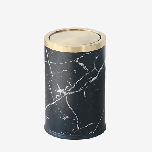 Poubelle moderne design Valda | Poubellisima Noir / 9L