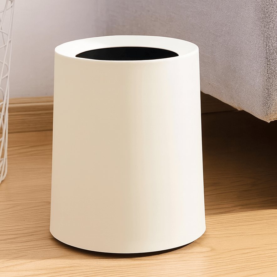 Poubelle nature nordique Nila | Poubellissima Blanc / 12L