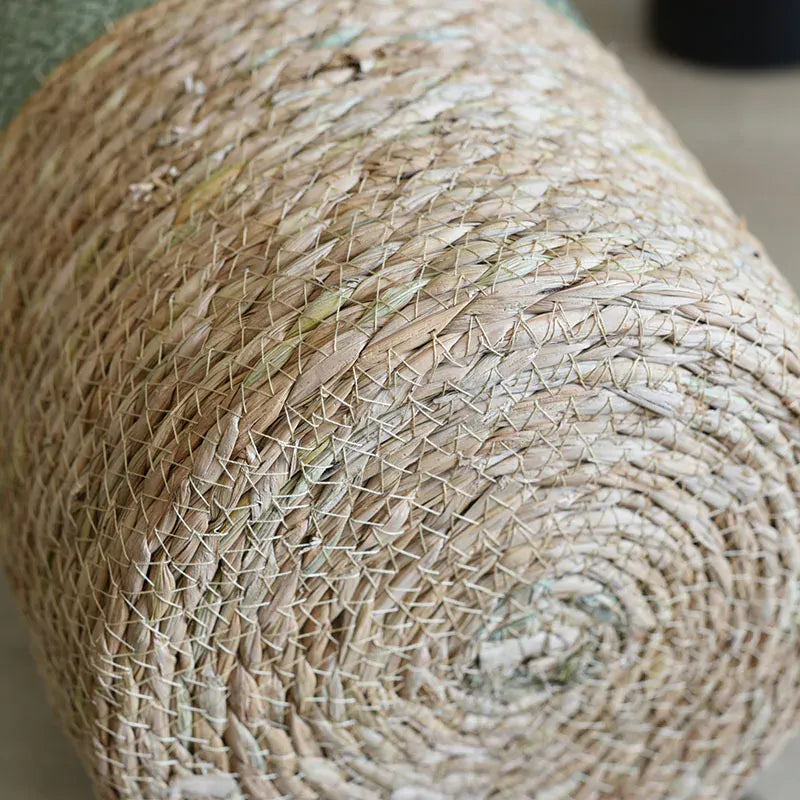 Poubelle panier tressé Paglia | Poubellissima