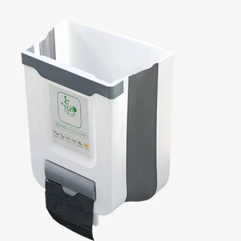 Poubelle pliable 10L Andrea | Poubellisima Blanc / 10L