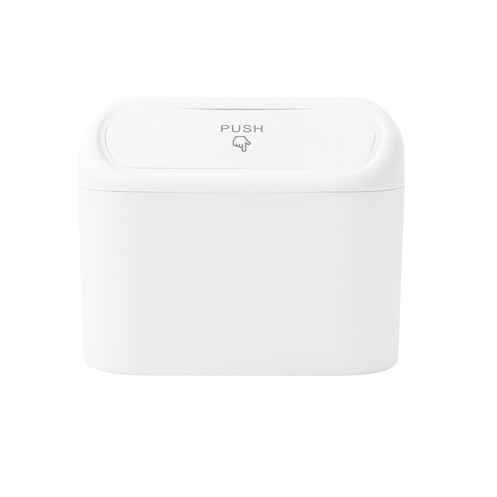 Poubelle pour auto Dino | Poubellissima Blanc