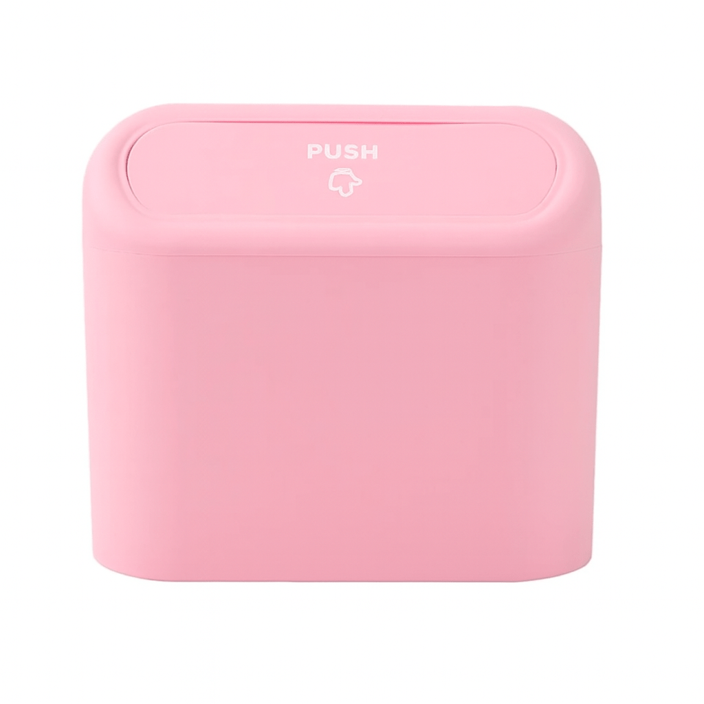 Poubelle pour auto Dino | Poubellissima Rose