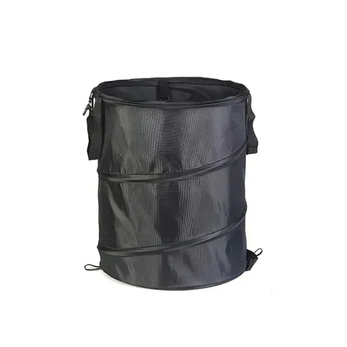 Poubelle pour jardin Foglio | Poubellissima Noir / 37L