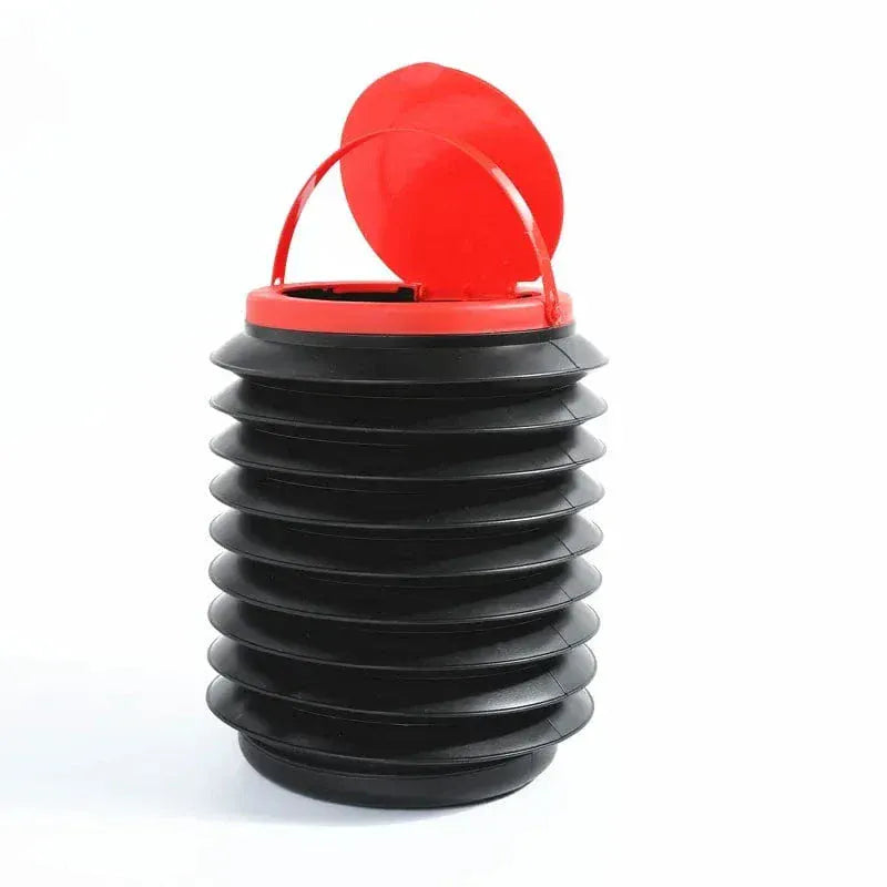 Poubelle rétractable Fisarmonica | Poubellissima Noir / 4L