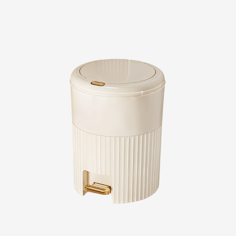 Poubelle ronde Roberta | Poubellissima Crème / 12L