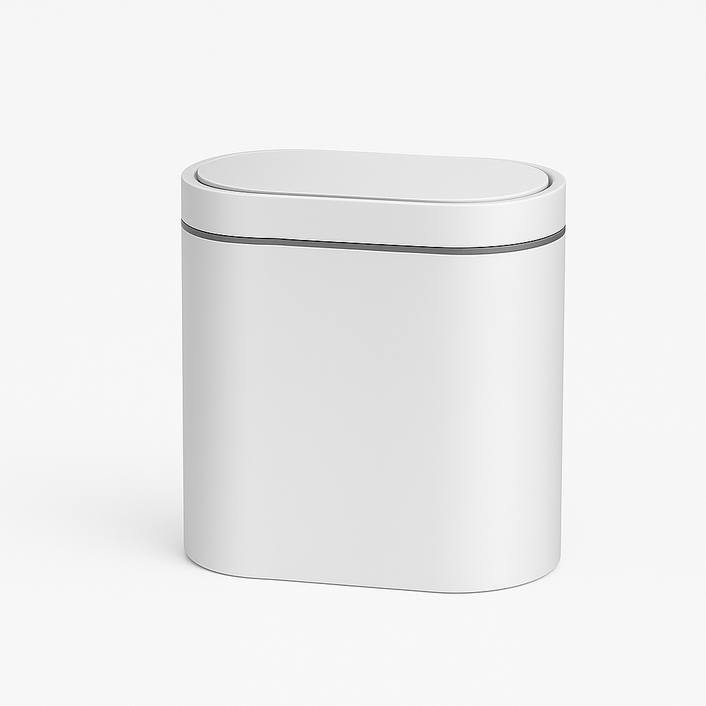 Poubelle salle de bain automatique 7L | Poubellissima Blanc / 7L