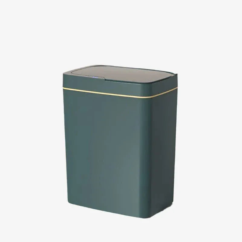 Poubelle salle de bain Sensuale piccola | Poubellissima Vert/Or / 15L