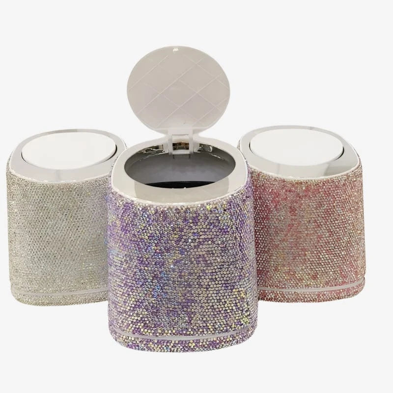 Poubelle strass Stella | Poubellisima