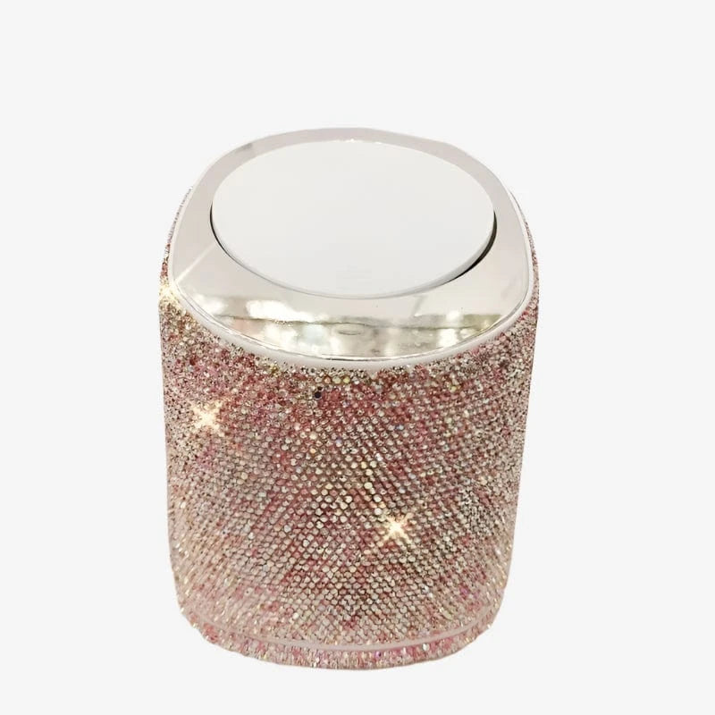 Poubelle strass Stella | Poubellisima Rose