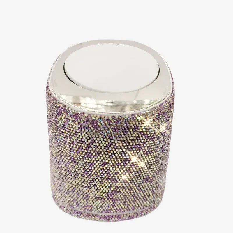 Poubelle strass Stella | Poubellissima Violet
