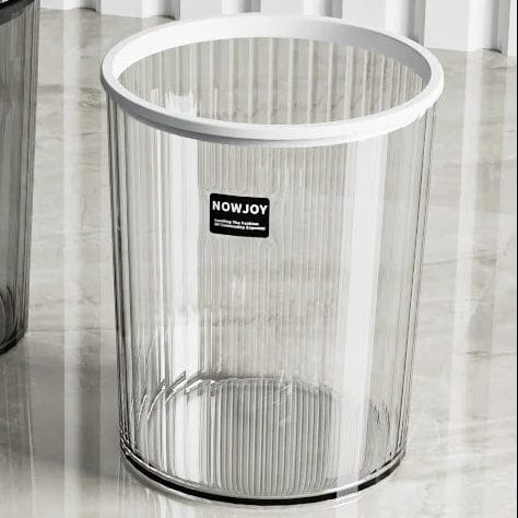 Poubelle transparente Denia | Poubellissima Blanc / 15L