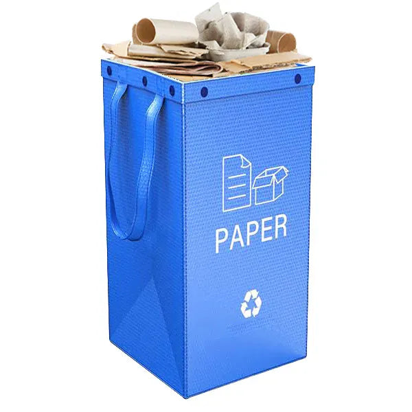 Waterproof PP Storage Bag Handheld Trash Bag for Home Environmental Classification Garbage Bag Eco-Friendly Kitchen Waste Bag Blue / 40L 30x50x30cm / CHINA